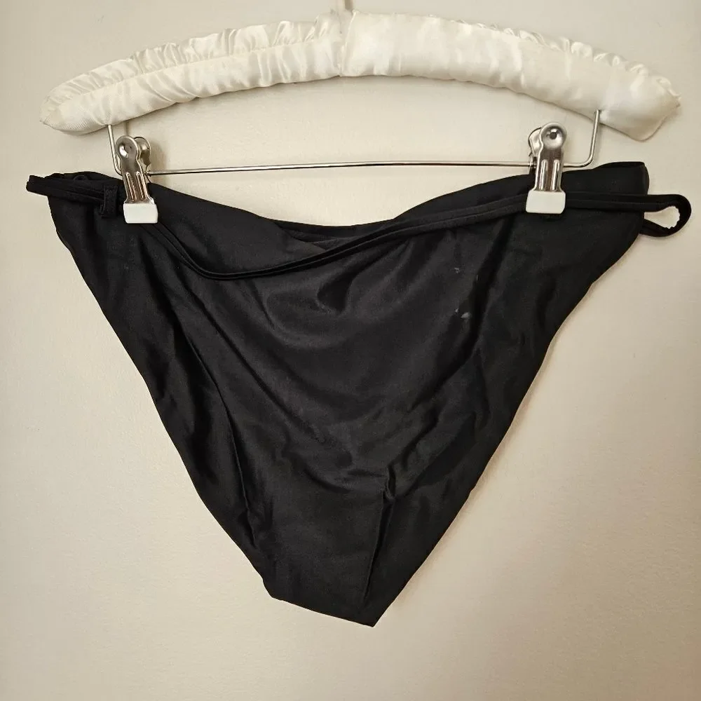 Andie Swim Bikini Bottom The Riviera Belted Black Casual Neutral Classic